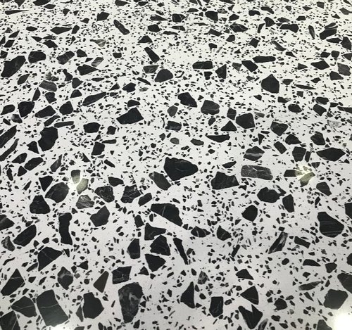 Terrazo Black Elixir — natural stone slab for custom countertops and tables