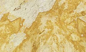 Wavy Yellow Granite — natural stone slab for custom countertops and tables