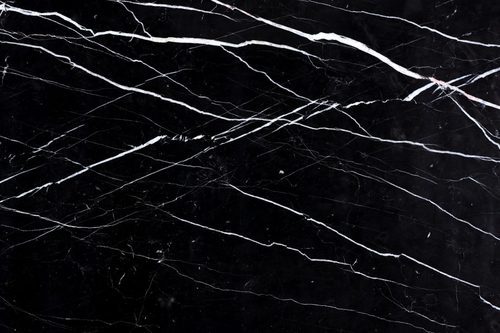 Black Marquina — natural stone slab for custom countertops and tables